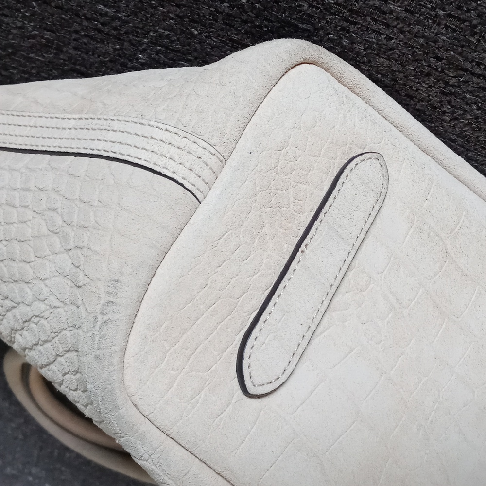 🌞HTF Polo Ralph Lauren🌞 - Suede Croc-Embossed Medium Bellport Tote Bag - Picture 16 of 16